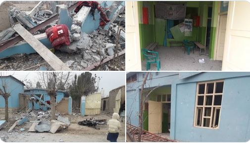 فوجی وحشت، مسجد، مدرسہ، اسکول تباہ، 7 شہید زخمی