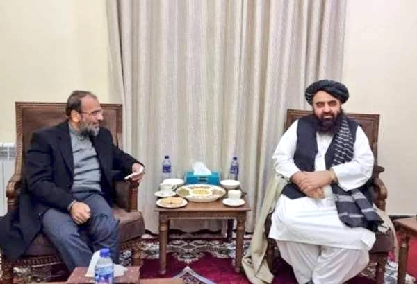 کابل: افغان وزیر خارجہ مولوی امیر خان متقی سے ایران کے نائب سفیر حسن مرتضوی کی ملاقات