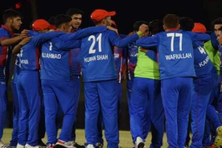 افغان انڈر 19 کرکٹ ٹیم سہ فریقی مقابلے کے آخری مرحلے تک پہنچ گئی