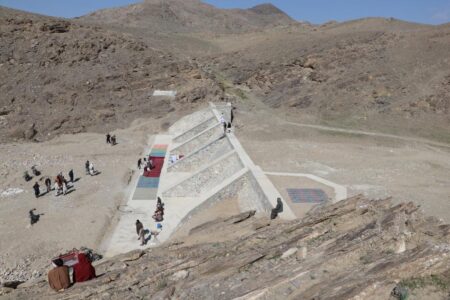 میدان وردگ: 35 ملین افغانی کی لاگت سے 5 چھوٹے ڈیموں کی تعمیر مکمل