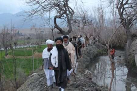 لغمان، 9 ملین افغانی کی لاگت سے نہر کی بحالی اور صفائی کا کام شروع