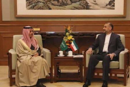 سعودی ایران وزراے خارجہ کی ملاقات
