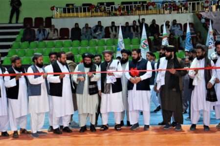 کابل میں 21 صوبوں کے 700 کھلاڑیوں کے درمیان قومی مارشل آرٹس ٹیم کے لیے انتخابی مقابلوں کا آغاز
