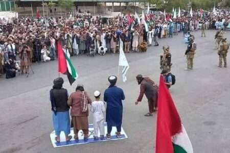 متعدد ممالک میں فلسطینیوں کے ساتھ اظہار یک جہتی کے لیے مظاہرے، ریلیاں اور احتجاجی جلوس