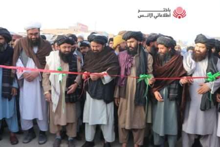 بلخ میں 10 ملین افغانی کی لاگت سے سڑک کنکریٹنگ کاکام شروع