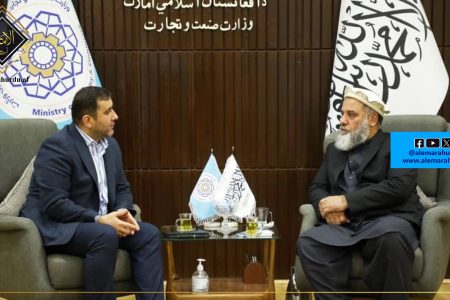 وزیر صنعت و تجارت نورالدین عزیزی سے آذربائیجان کے قومی تاجر کی ملاقات