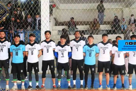 غزنی میں 24 ٹیموں کے درمیان والی بال مقابلوں کا آغاز