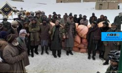 بلخ ، برف میں پھنسے افراد کو امداد اور مویشیوں کو چارہ پہنچا دیا گیا