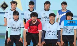 غزنی؛ ضلع جاغوری میں 12 ٹیموں کے درمیان فٹسال مقابلوں کا انعقاد