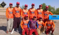 ہلمند ضلع ناوا میں 15 ٹیموں کے درمیان ٹیپ بال کرکٹ مقابلوں کا آغاز