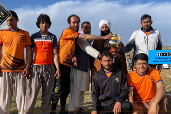 غزنی ، 8 ٹیموں کے درمیان والی بال مقابلے اختتام پذیر